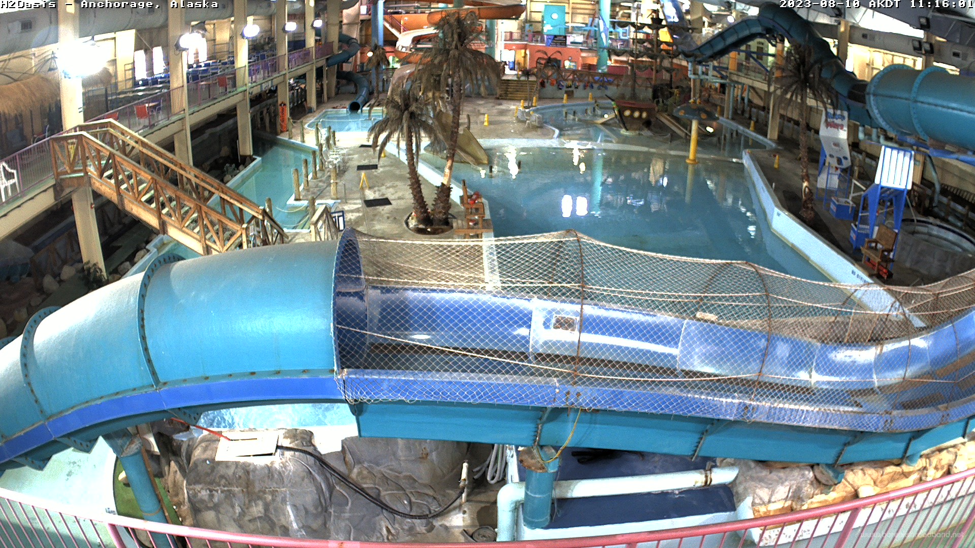 Camera image of Alaska's H2 Oasis
Anchorage’s Only Indoor Water Park.